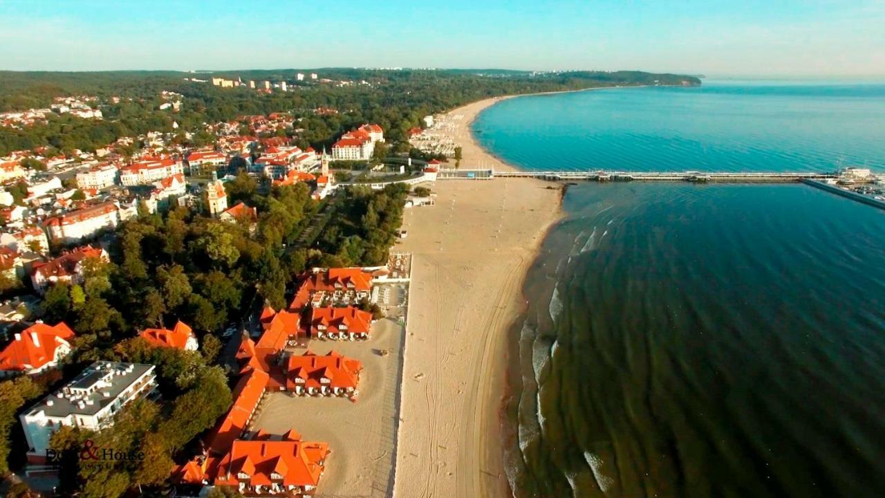 Dom & House - Apartments Okrzei Prime Сопот Екстер'єр фото